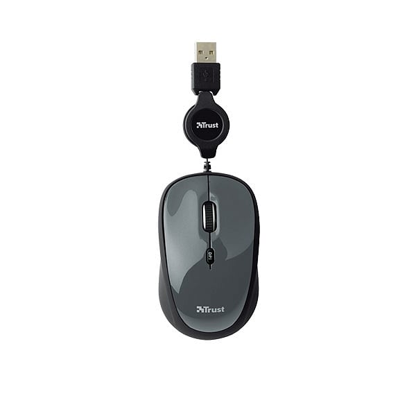 Trust Yvi USB retráctil  Ratón