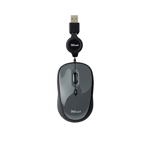 Trust Yvi USB retráctil  Ratón