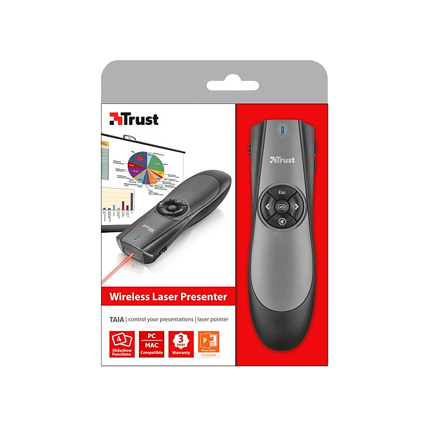 Trust Taia presenter con laser  Ratón