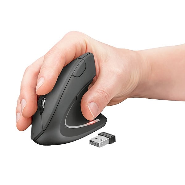 Trust Verto vertical ergonomico wireless  Ratón