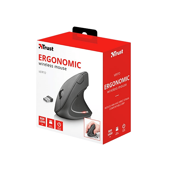 Trust Verto vertical ergonomico wireless  Ratón