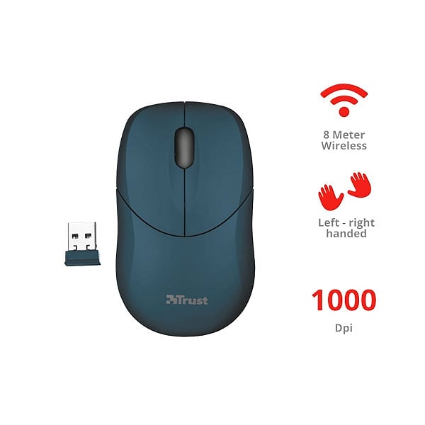 Trust Inu small wireless azul  Ratón