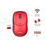Trust Inu small wireless rojo  Ratón