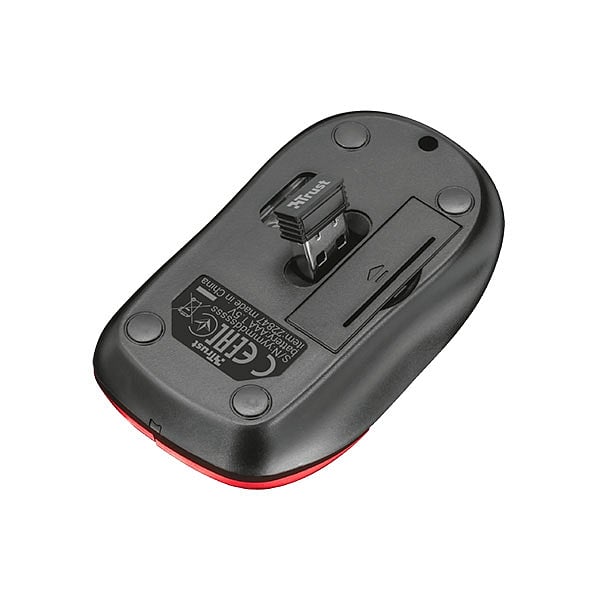 Trust Inu small wireless rojo  Ratón