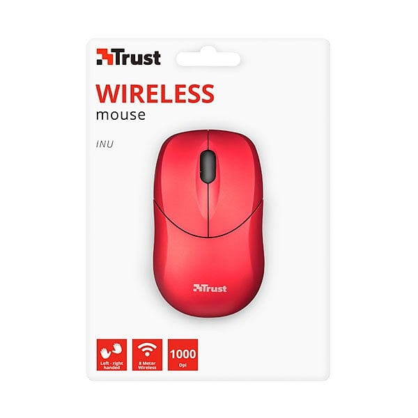 Trust Inu small wireless rojo  Ratón