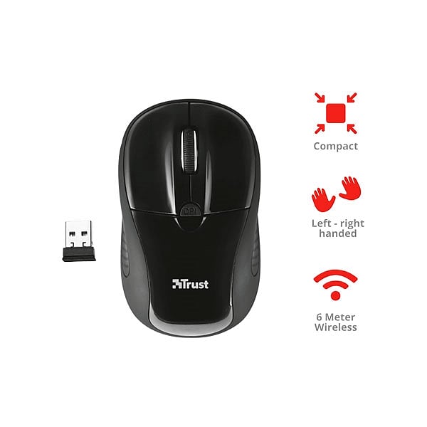 Trust Primo negro wireless  Ratón