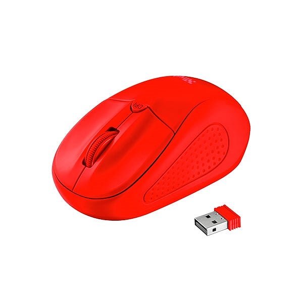 Trust Primo rojo mate wireless  Ratón