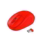 Trust Primo rojo mate wireless  Ratón