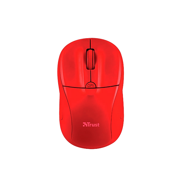 Trust Primo rojo mate wireless  Ratón