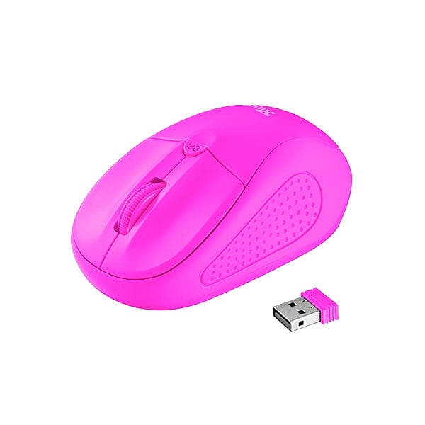 Trust Primo rosa neon wireless  Ratón