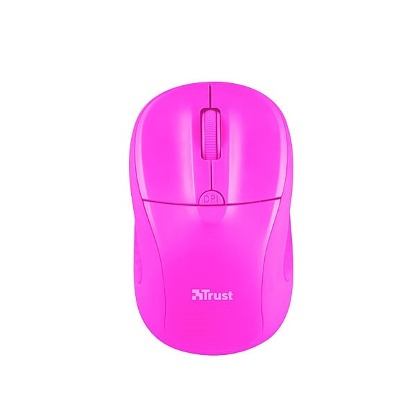 Trust Primo rosa neon wireless  Ratón