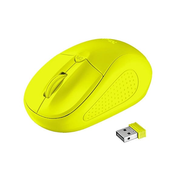 Trust Primo amarillo neon wireless  Ratón