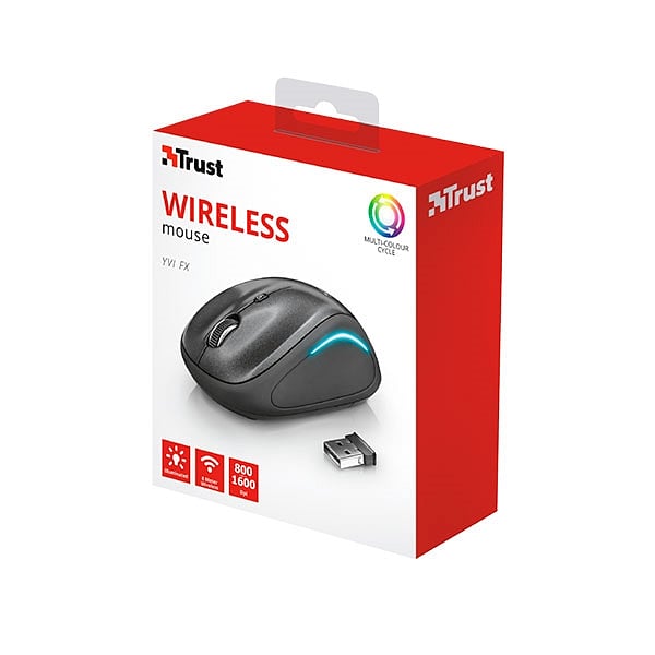 Trust Yvi FX negro wireless  Ratón