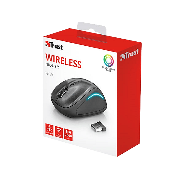 Trust Yvi FX negro wireless  Ratón