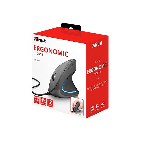 Trust Verto vertical  ergonómico   Ratón