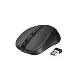 Trust Mydo Silent Click Óptico 1800DPI Negro  Ratón Inalámbrico