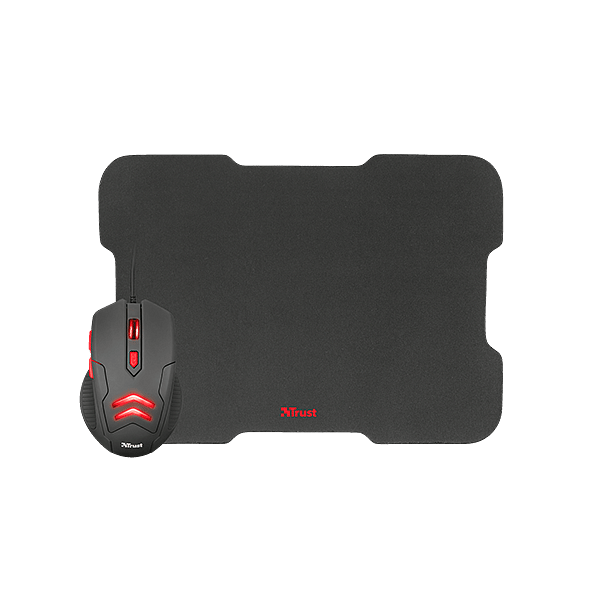 Trust Gaming Ziva pack  Ratón y Alfombrilla