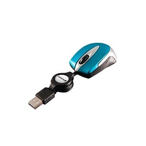 Verbatim Go Mini Optical Travel Mouse Azul caribe