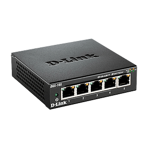 DLink DGS105 5 Puertos Gigabit carcasa metalica  Switch