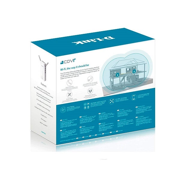 DLINK COVRP2502 wifi mesh AC1200  PLC