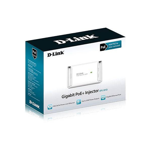DLink Gigabit POE 1 Puerto 30W DPE301GI  Inyector POE