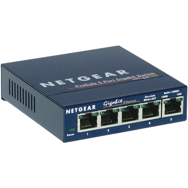 Netgear ProSafe GS105 5 Puertos Gigabit  Switch