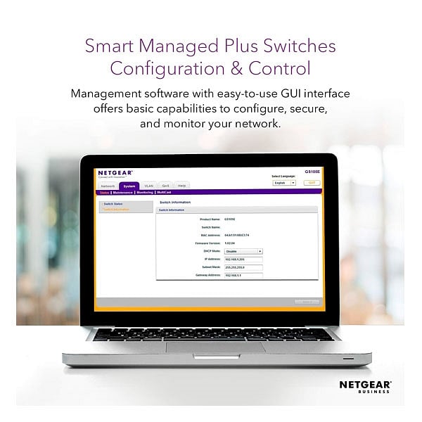 NETGEAR ProSafe Plus GS105PE