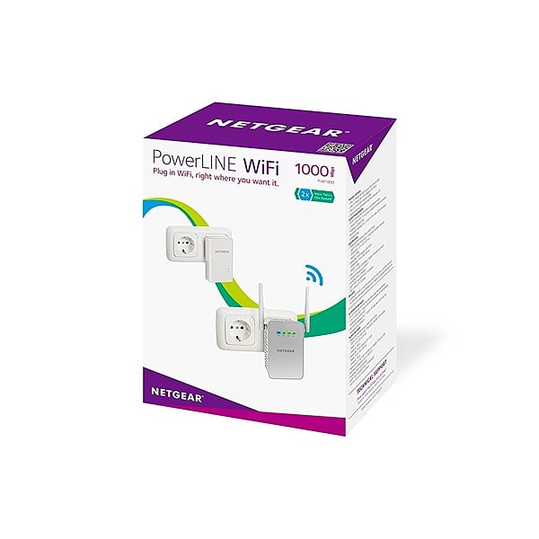 Netgear PLW1000 KIT WIFI AC 750 1000 MBps GBLAN  PLC