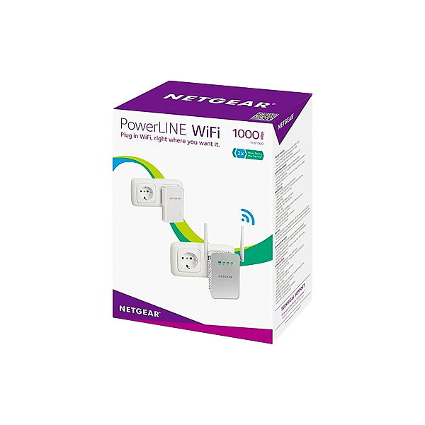 Netgear PLW1000 KIT WIFI AC 750 1000 MBps GBLAN  PLC