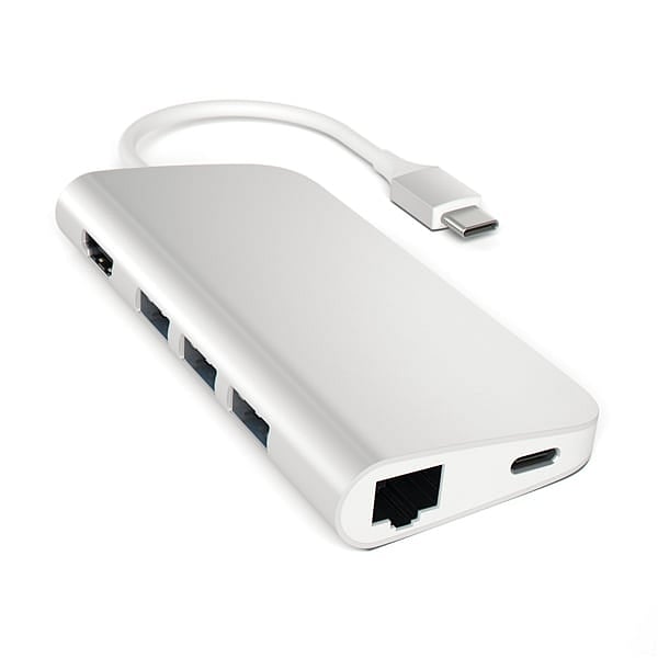 Satechi Adaptador USB TypeC MultiPort Gris  Adaptador