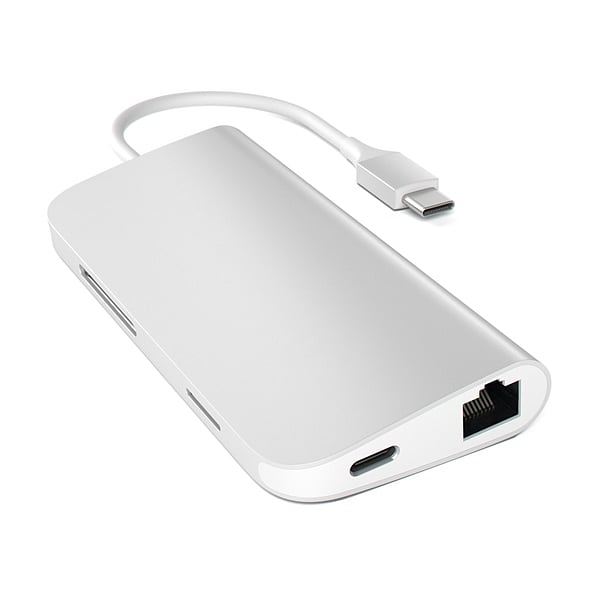 Satechi Adaptador USB TypeC MultiPort Gris  Adaptador