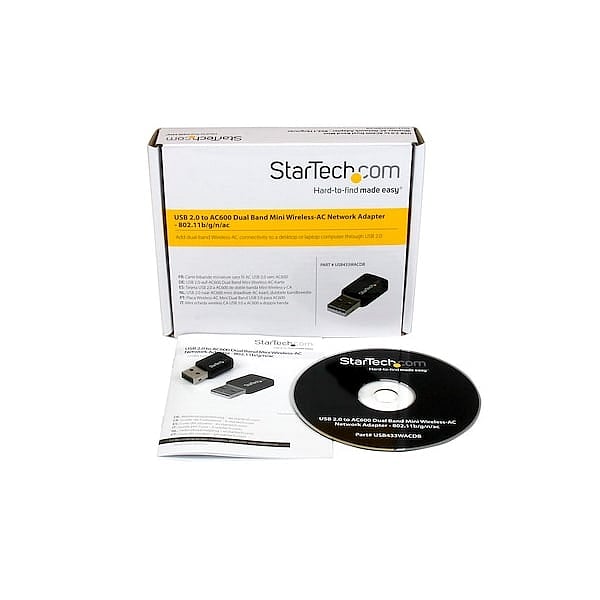 StarTechcom USB 20 Inalámbrico WiFi Mini Adaptador de Red