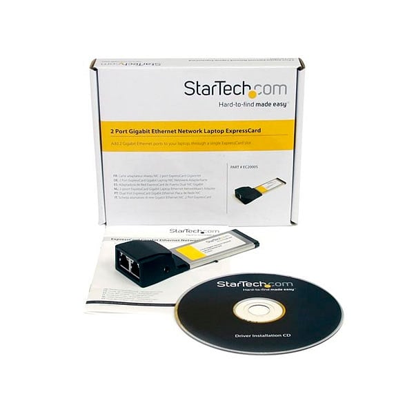 StarTechcom 2 Puertos Gigabit Tarjeta de Red