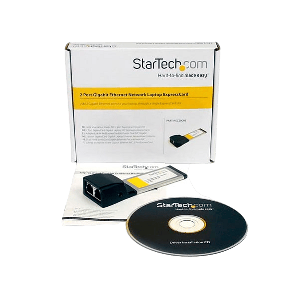 StarTechcom 2 Puertos Gigabit Tarjeta de Red