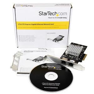 StarTechcom GBLAN 2 LAN RJ45   Tarjeta de red