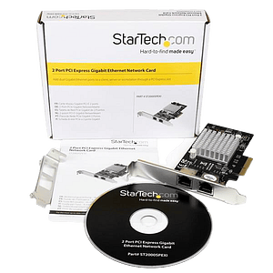 StarTechcom GBLAN 2 LAN RJ45   Tarjeta de red