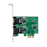 StarTechcom 2 puertos RJ45 GBLAN PCIE  Tarjeta de red