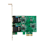 StarTechcom 2 puertos RJ45 GBLAN PCIE  Tarjeta de red