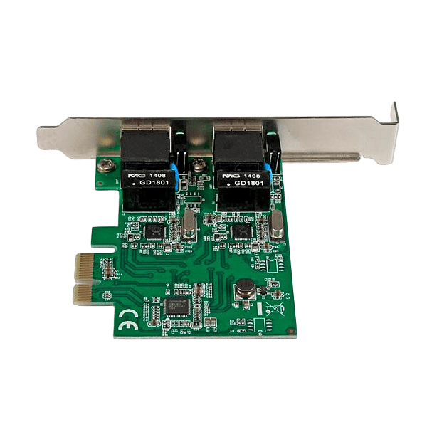 StarTechcom 2 puertos RJ45 GBLAN PCIE  Tarjeta de red