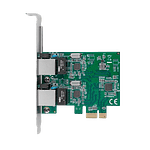 StarTechcom 2 puertos RJ45 GBLAN PCIE  Tarjeta de red