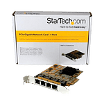 StarTechcom 4 RJ45 GBLAN PECIE  Tarjeta de red