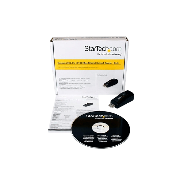 StarTechcom Mini Adaptador de Red NIC Ethernet USB de 1 Pue