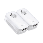 TPLink TLPA9020P KIT AV2000 con enchufe 2xLan  PLC