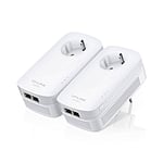 TPLink TLPA9020P KIT AV2000 con enchufe 2xLan  PLC