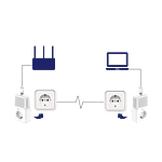 TPLink TLPA7010P KIT AV1000 con enchufe  PLC