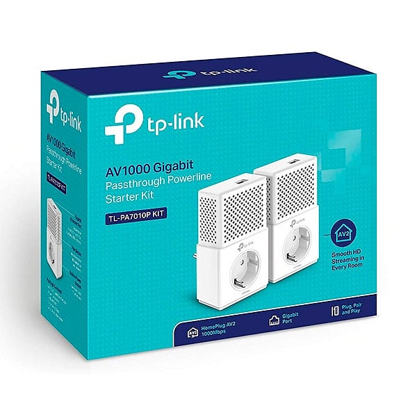 TPLink TLPA7010P KIT AV1000 con enchufe  PLC