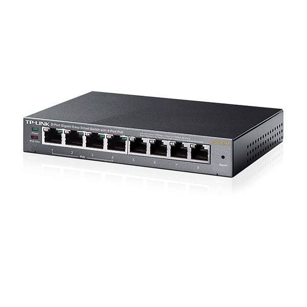 TPLink SG108PE POE 55W Metálico Semigestionable  Switch
