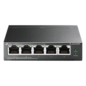TPLink TLSG1005P Gigabit 5 puertos con PoE de 4 puertos  Switch