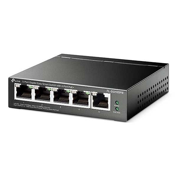 TPLink 5 Puertos Gigabit PoE 65W  Switch