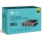 TPLink 5 Puertos Gigabit PoE 65W  Switch
